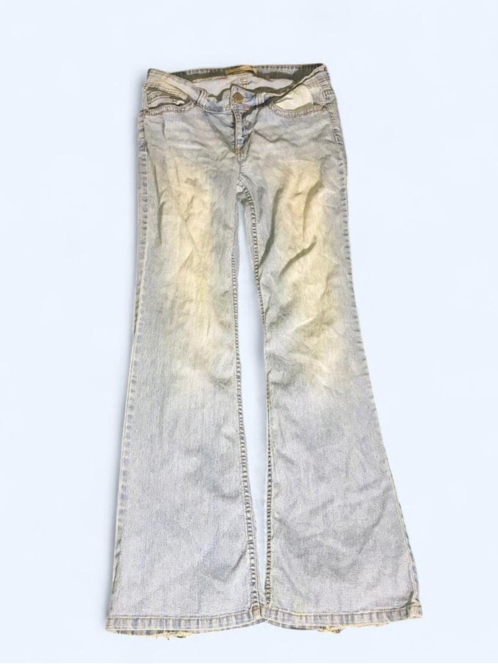 VINTAGE NO BOUNDARIES Y2K LOW RISE FLARE JEANS